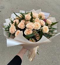 Букет Кремовые розы Латте в Фурманове